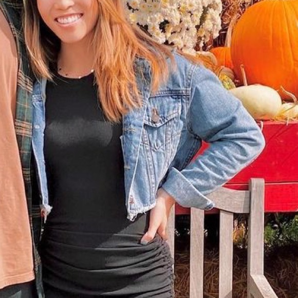 Crop denim jacket - Picture 3 of 6